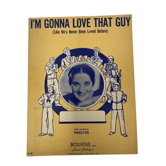 Im Gonna Love That Guy Sheet Music1945 Frances Ash - Picture 1 of 5